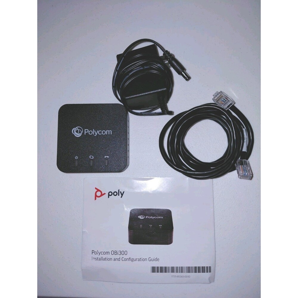 Polycom OBI 300 Voice Adapter With Installation Guide New Without Box